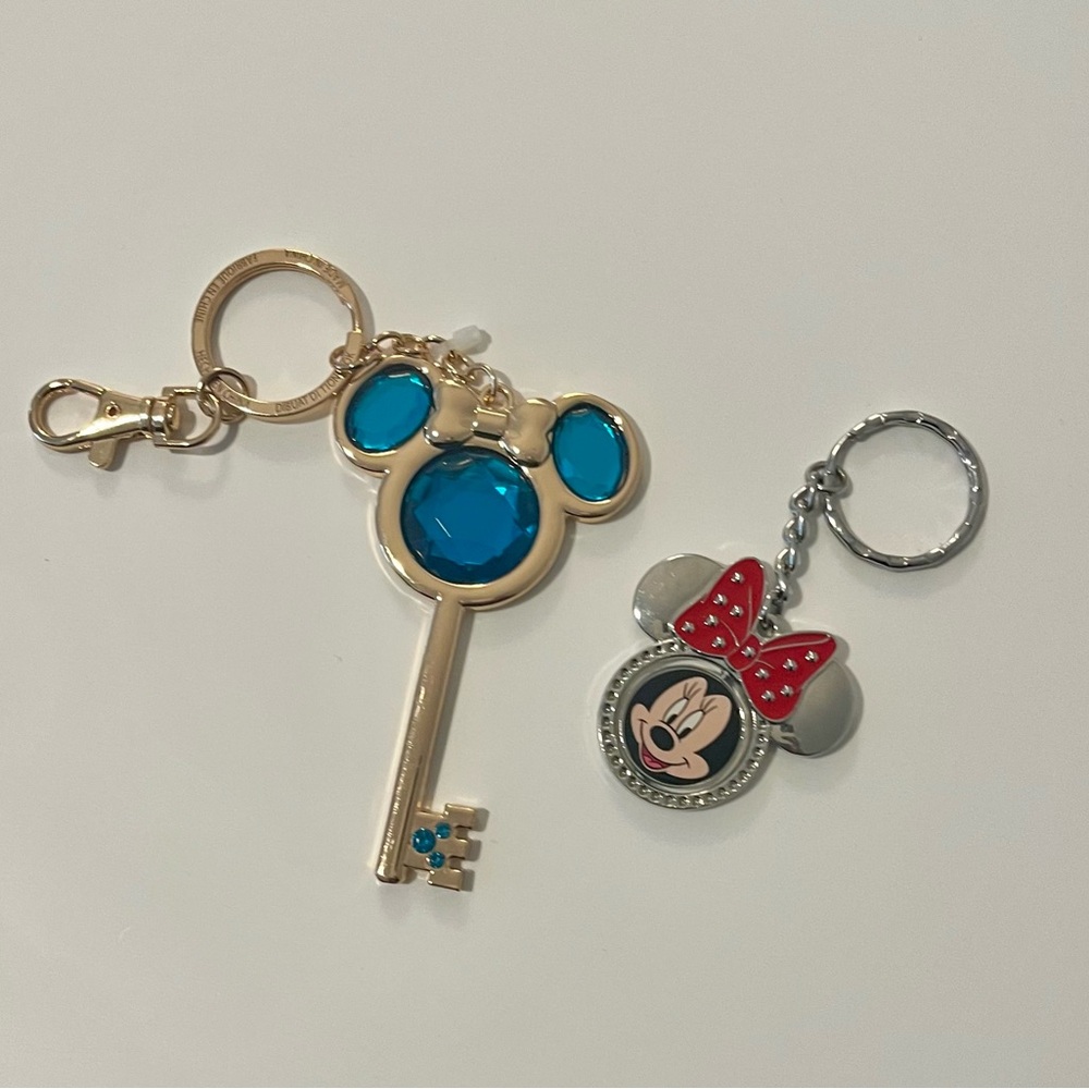 AUTHENTIC DISNEY WORKD KEYCHAINS (2)
